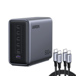 UGREEN 500W Desktop Charger + 240W USB-C Cable