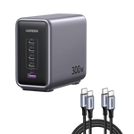 (Bundle) Nexode 300W Charger + 6.6FT 100W USB-C Cable 2 Pack