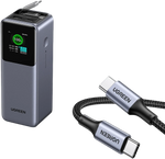 (Bundle) UGREEN Nexode 20000mAh 165W Power Bank + 2-Pack 100W USB-C Cables