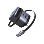 UGREEN Nexode 65W Charger with Retractable USB-C Cable
