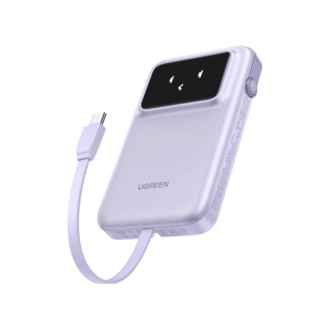 UGREEN Uno Power Bank 10000mAh 30W with Built-in Cable