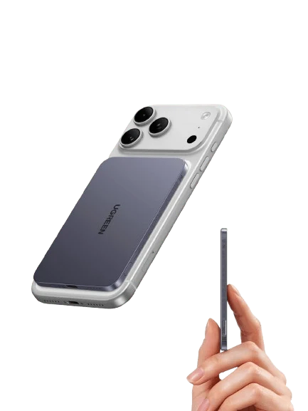 UGREEN MagFlow Air Magnetic Power Bank (5000mAh, Qi2 15W)