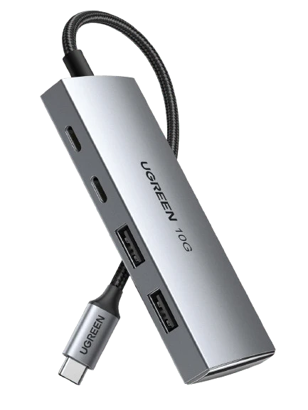 UGREEN USB-C Hub 4-Port USB 3.2 10Gbps Data Hub with 2 USB-C & 2 USB-A