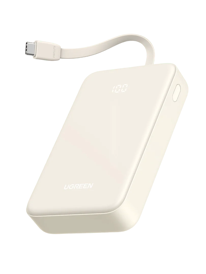 UGREEN Power Bank 20000mAh 22.5W with Built-in USB-C Cable