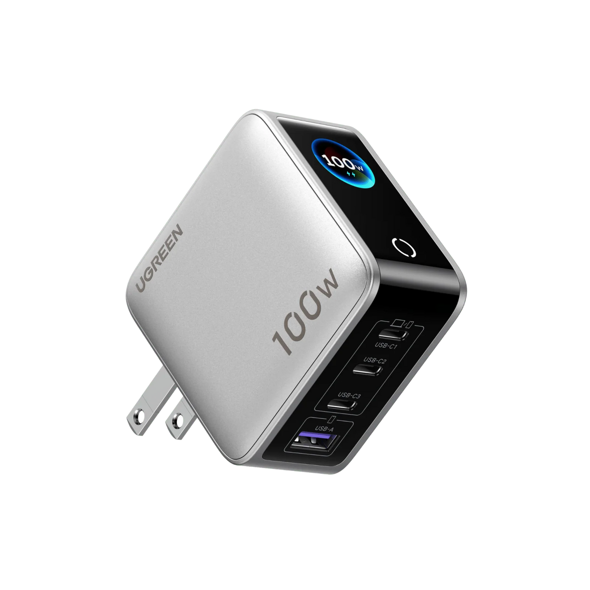 UGREEN Nexode Pro 100W 4-Port GaN Charger with Smart Display