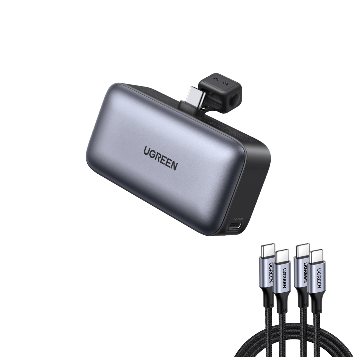 UGREEN 5000mAh USB-C Power Bank with Cable