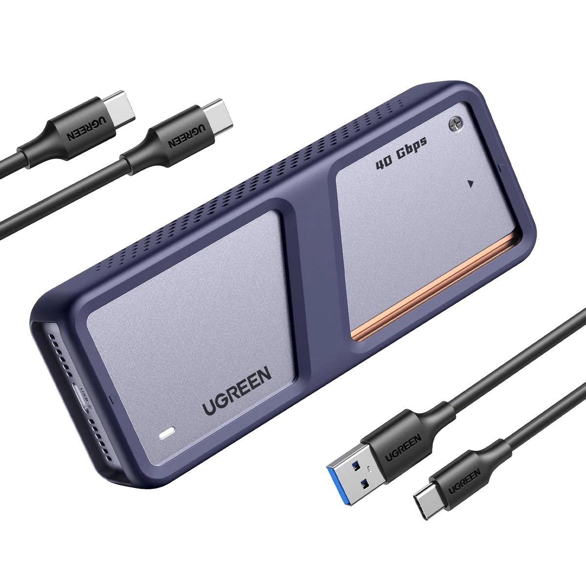 UGREEN 40Gpbs Hard Drive Enclosure with Cooling Fan