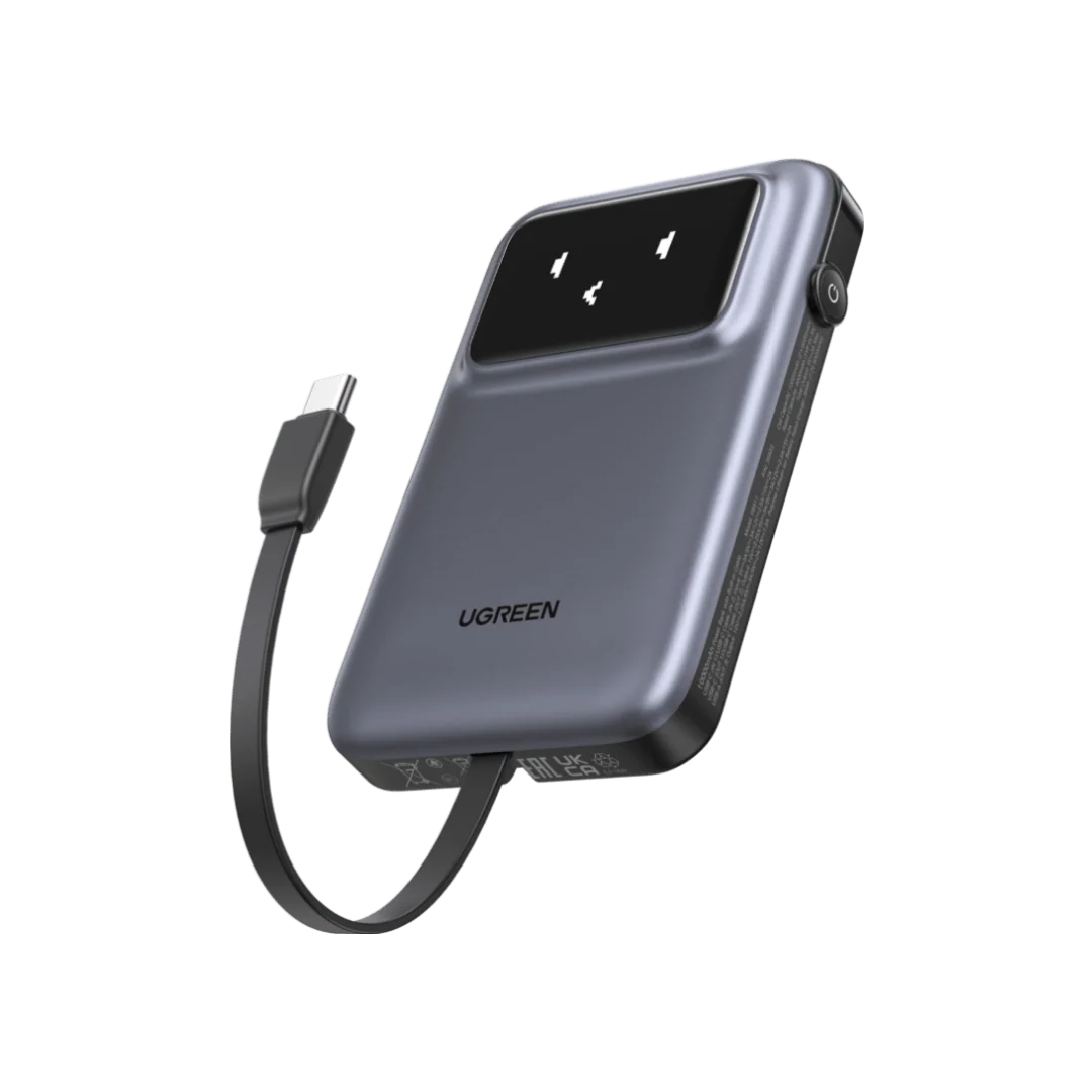 UGREEN Uno Power Bank 10000mAh 30W with Built-in Cable