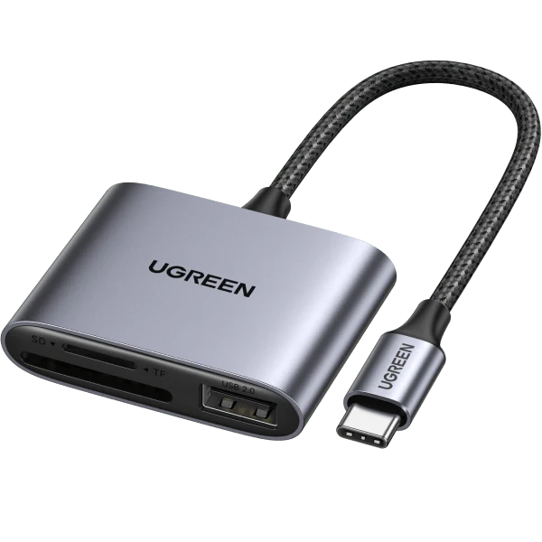UGREEN 3-in-1 USB C SD Card Reader