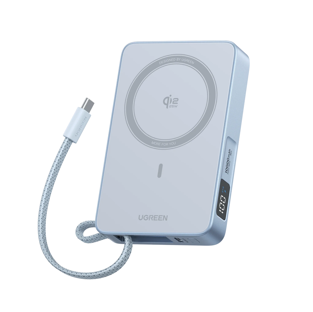 UGREEN MagFlow Magnetic Wireless Power Bank 10000mAh Qi2 25W