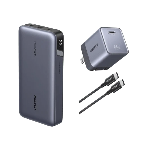 UGREEN 145W Power Bank + 65W GaN Charger Bundle