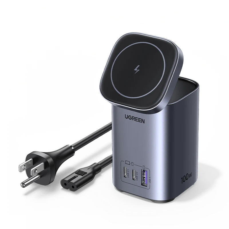 UGREEN 100W 4-Port Power Station with Qi2 Wireless Charging