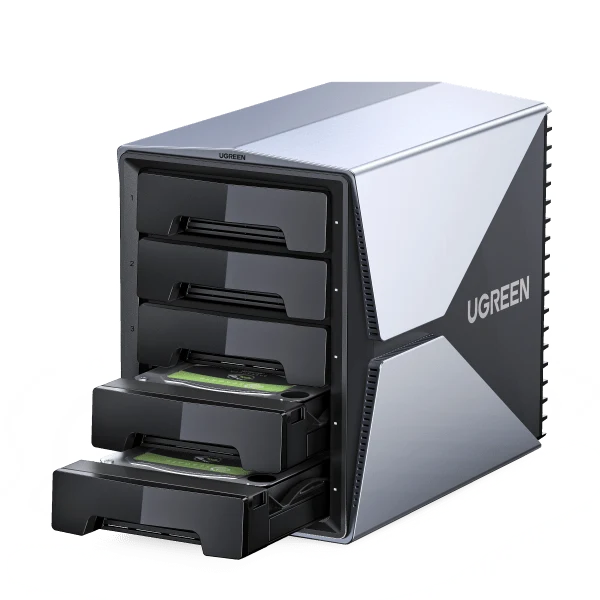 UGREEN 5 Bay USB-C to SATA HDD SSD RAID Enclosure