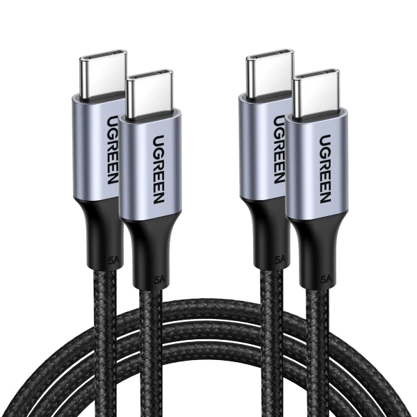 UGREEN USB C to USB C 100W Fast Cable 2 Pack